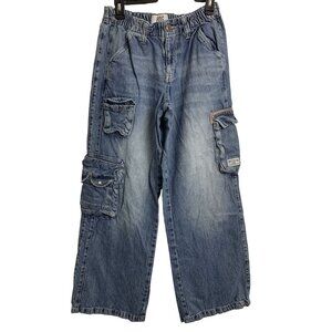 BDG Urban Outfitters 28W Wide Leg Baggie Cargo Jeans Recycled Cotton